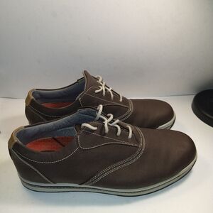 FootJoy Contour Brown Casual Spikeless Golf Shoes Men's sz 11M (54042).